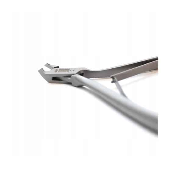 Cążki do skórek ostrze 3mm długość 10cm nierdzewne podwójna sprężyna EKS SOLINGEN