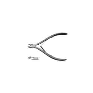 Cążki do skórek ostrze 5mm długość 11cm nierdzewne podwójna sprężyna