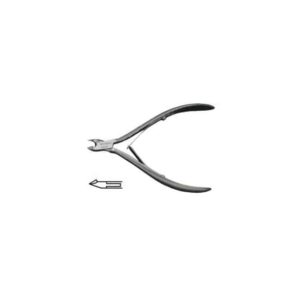 Cążki do skórek ostrze 5mm długość 11cm nierdzewne podwójna sprężyna