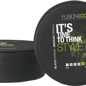 FUSION AND CO Black Hairwax - Czarny wosk 5 stopień utrwalenia 150 ml