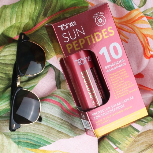 SUN PEPTIDE - PROTECTOR SOLAR - Krem ochronny przeciwsłoneczny z filtrem UV do włosów z peptydami 100 ml - Perełka TAHE nr.55 - obrazek 5