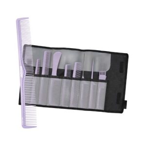 Zestaw grzebieni fryzjerskich 9 szt. k. Lavender