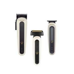 Zestaw WHITE NEW YORK - Maszynka fryzjerska bezprzewodowa BROOKLYN + Trymer BROONX + Golarka QUEENS