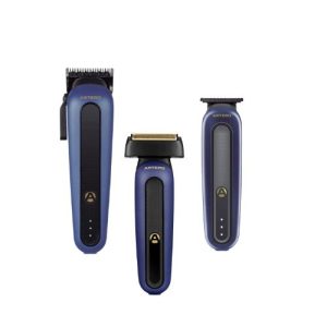 Zestaw BLUE NEW YORK - Maszynka fryzjerska bezprzewodowa BROOKLYN + Trymer BROONX + Golarka QUEENS