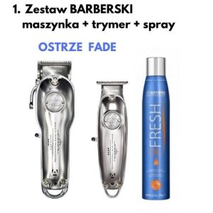 Zestaw LIMITED ARTERO - Maszynka fryzjerska bezprzewodowa JOKER + Trymer fryzjerski bezprzewodowy JOKER MINI + Spray do czyszczenia i smarowania ostrza OIL FRESH 300 ml