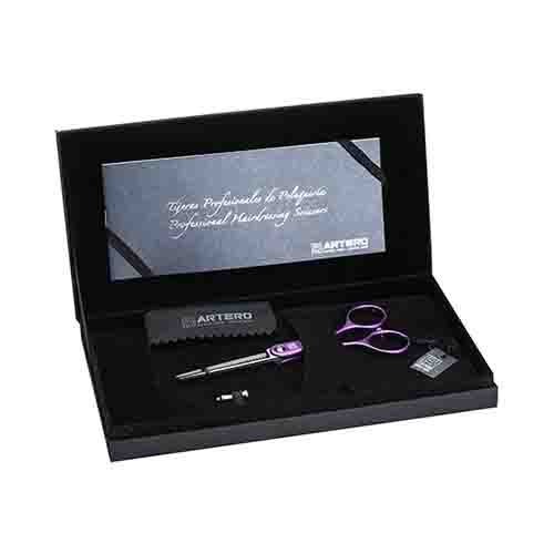 Degażówki fryzjerskie PURPLE SYMETRIC 28T 5,5' ARTERO - obrazek 2