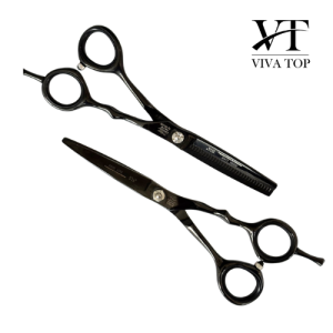 Zestaw VIVA TOP HERO Nożyczki 5,5"+ Degażówki 5,5"+  Etui black 2 poz.