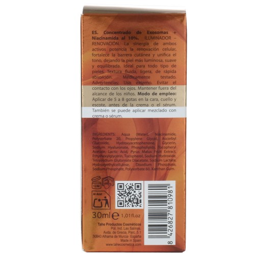 INTENSE - EXOGLOW 10 CONCENTRATE EXOSOME Rozświetlający koncentrat do twarzy z egsosomami i niacynamidem 30 ml - obrazek 3