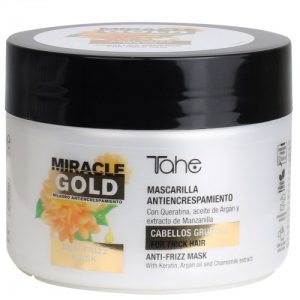 MIRACLE GOLD ANTI FRIZZ Maska do włosów grubych i puszących się 300 ml