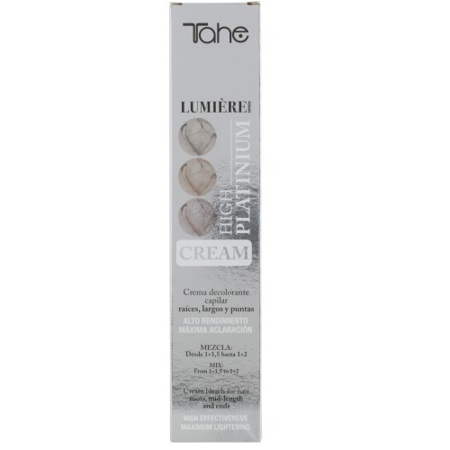 HIGH PLATINIUM CREAM LUMIERE - Kremowy rozjaśniacz do włosów 100 ml - obrazek 4