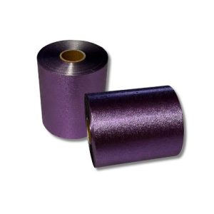 Folia aluminiowa w rolce RYFLOWANA 15 mikron FIOLET - 100m