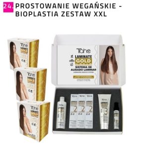 ZESTAW PROSTOWANIE KWASOWE ORGANICZNE XXL - K-GLICOLIC PROFESJONALNE PROSTOWANIE WŁOSÓW