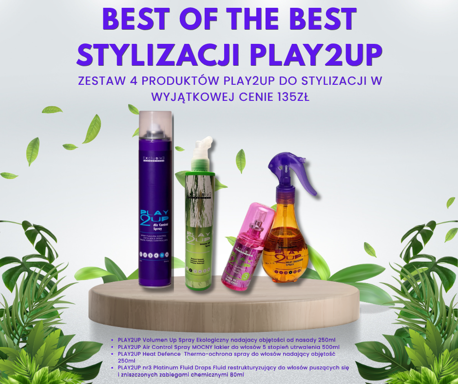 ZESTAW DO STYLIZACJI PLAY2UP (4 PRODUKTY Z SERII PLAY2UP EXCLUSIVE) - obrazek 2